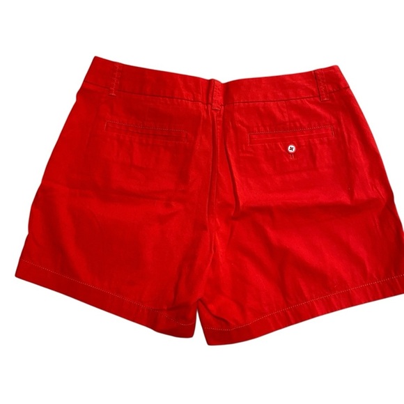 J.Crew Factory Red Broken-In Cotton Chino Shorts Size 8 - Picture 5 of 8